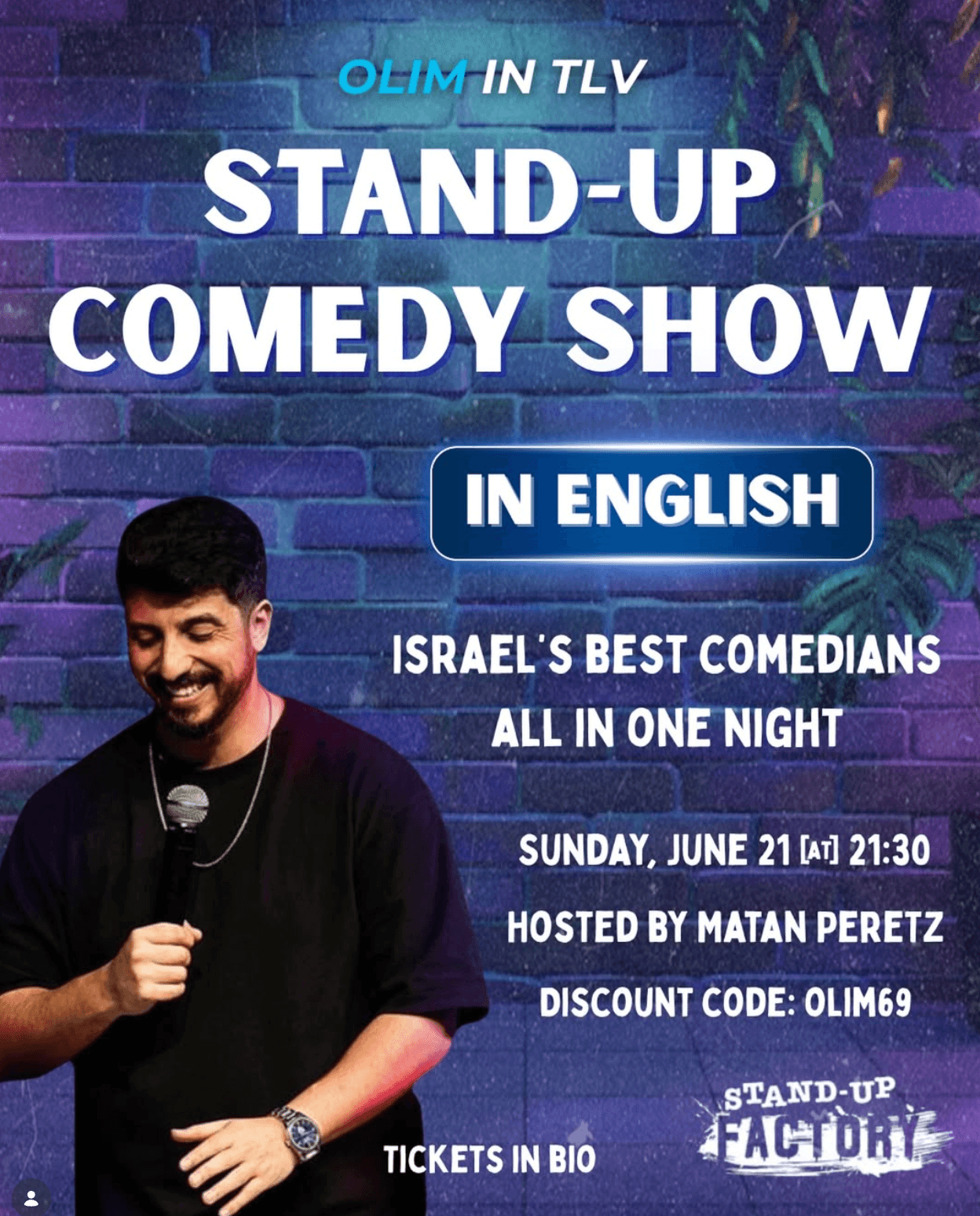 English Standup Comedy Night